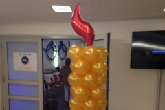 Ballonfigur Flamme