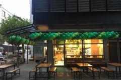 Regelmäßige Ballongirlande