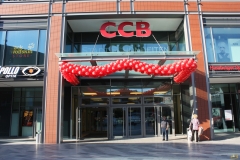 Regelmäßige Ballongirlande CCB City-Center Bergedorf