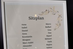 Sitzplan Hochzeit