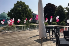 Hochzeitsdekoration mit Ballons