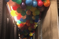bunter Ballonhimmel