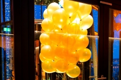 Raumdekoration Le Meridien Hamburg mit Ballons