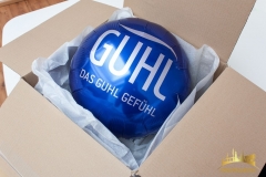 Marketingaktion für Guhl mit Ballonversand