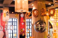 Silvesterdekoration 2020 im Hotel East