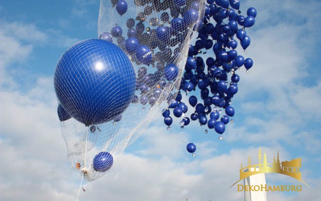 Ballonrelease startet und Nivea Ballons steigen auf