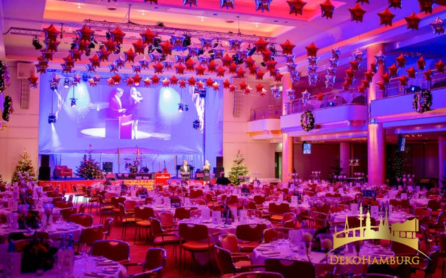 Großer Festsaal mit Ballondekoration Elysee Hotel