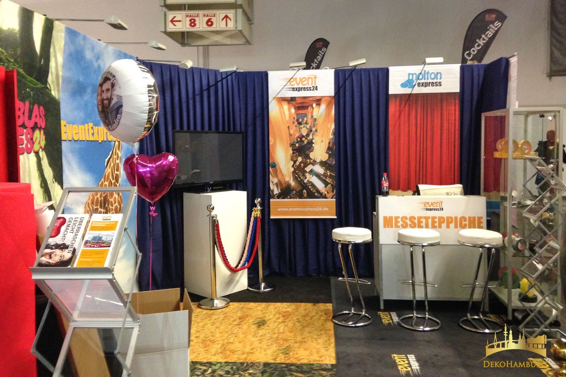 Dekorierter Messestand von DekoHamburg