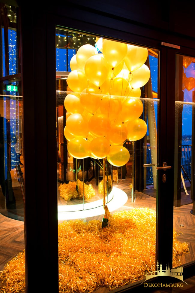 Metallic Luftballons in Traubenform von dekohamburg.de