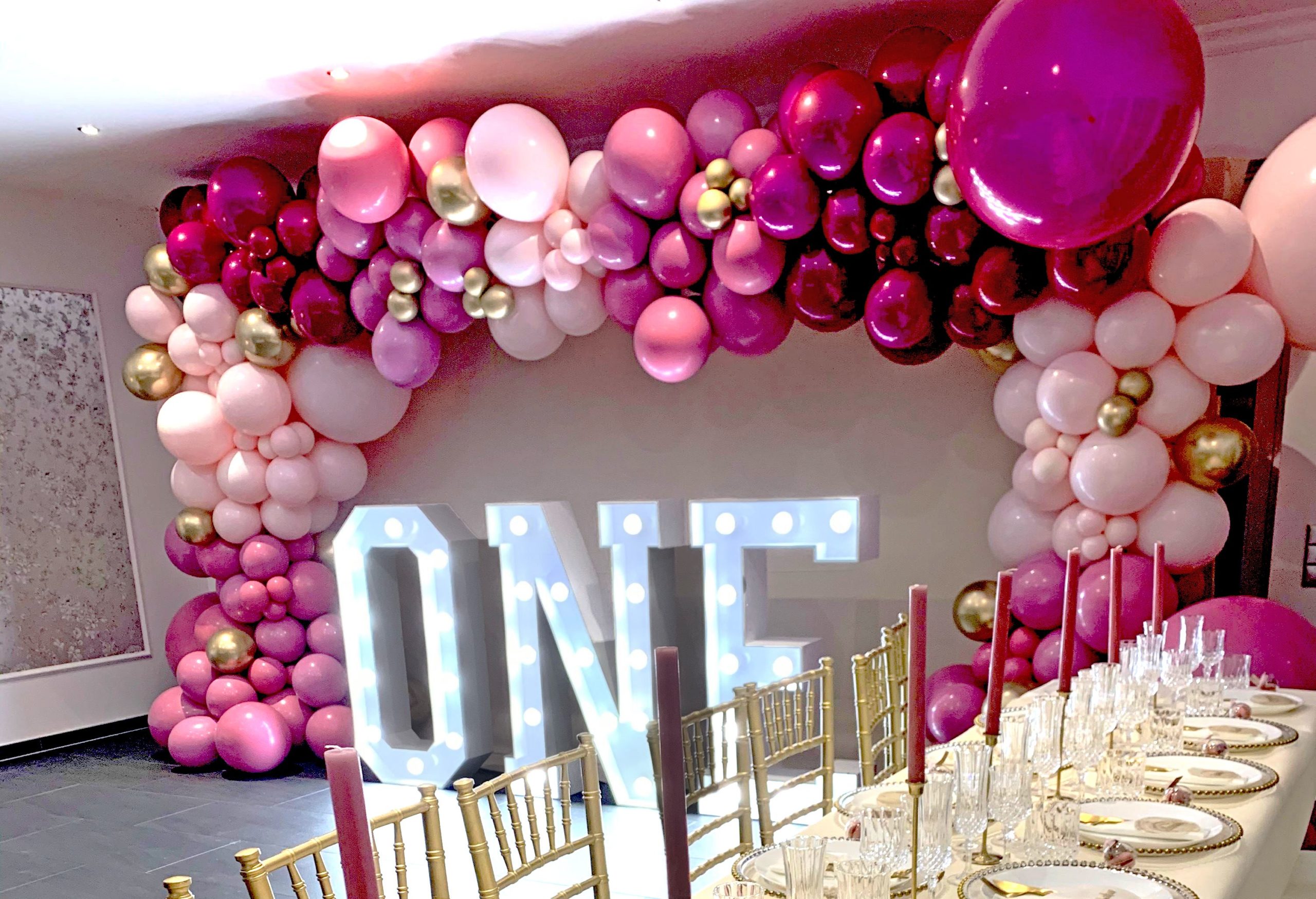 organische Ballongirlanden